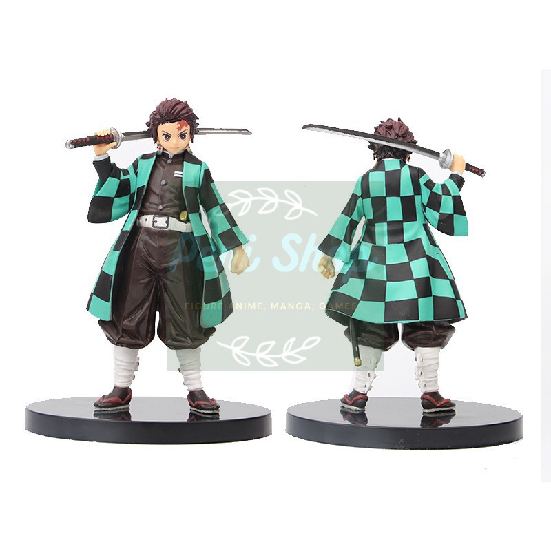 [CÓ HỘP] Mô Hình Kimetsu no Yaiba Figure Nhân Vật Anime Tanjiro Nezuko Zenitsu Inosuke cao 15cm - Demon Slayer