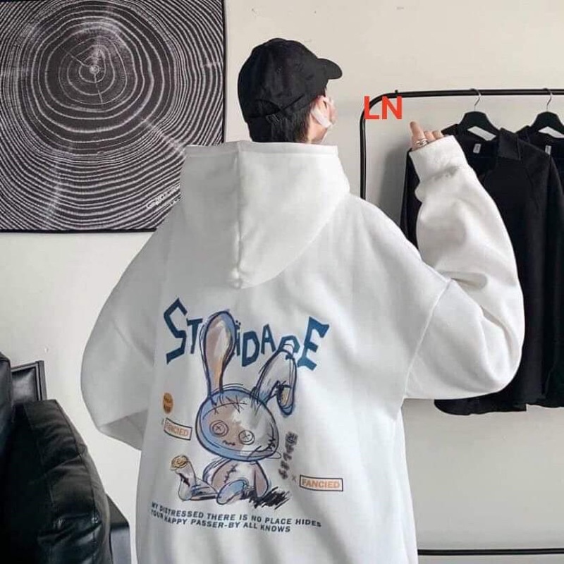 Áo hoodie thỏ lưng ST LN11
