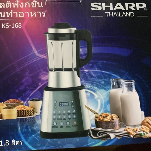 Máy làm sữa hạt Sharp KS168. Máy làm sữa đậu nành. Dung tích 1,8 lít