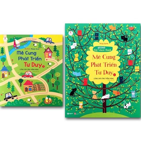 Sách - Combo 2 quyển - Mê cung phát triển tư duy - Tập 1 và Tập 2
