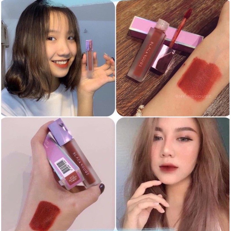 [ 𝑪𝒉𝒖𝒂̂̉𝒏 𝑪𝒉𝒊́𝒏𝒉 𝑯𝒂̃𝒏𝒈 ] Son Black Rouge A12 ⚡️ Son Cao Cấp Không Chì | Thế Giới Skin Care