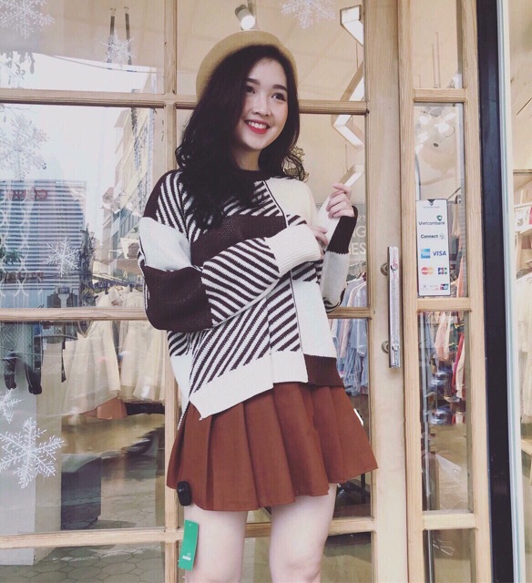 [ FREESHIP- Ảnh thật] Chân váy dạ xếp ly | BigBuy360 - bigbuy360.vn