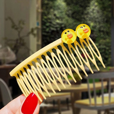 Kẹp Tóc Mái Nhỏ Hình Động Vật Hoạt Hình Dễ Thương Cho Bé Gái Màu Hồng Đậm