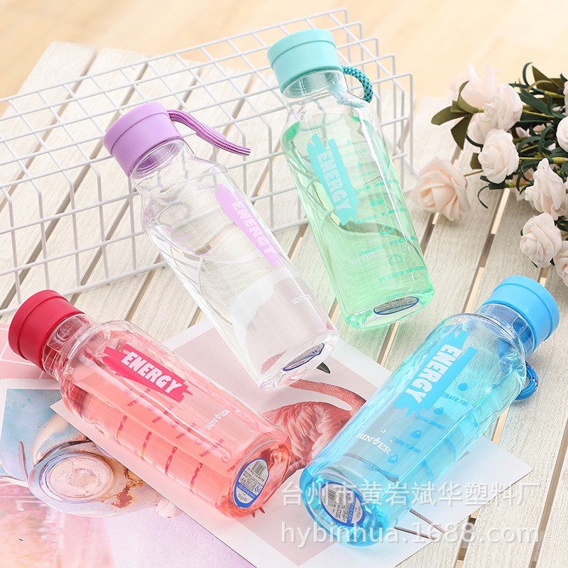 PVN32017 Bình Nước Nhựa Cao Cấp Trong Suốt Có Quai Xách T2