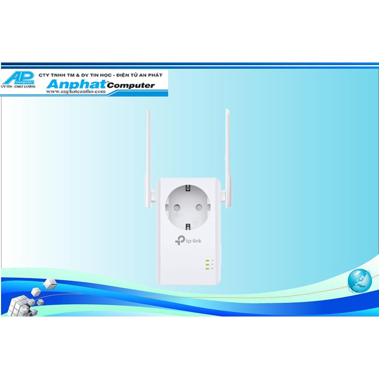 Bộ kích sóng Wifi TP-Link tốc Độ 300Mbps cho Dòng AC Đi Qua - TL-WA860RE - Hàng Chính Hãng - Bảo hành 24 tháng