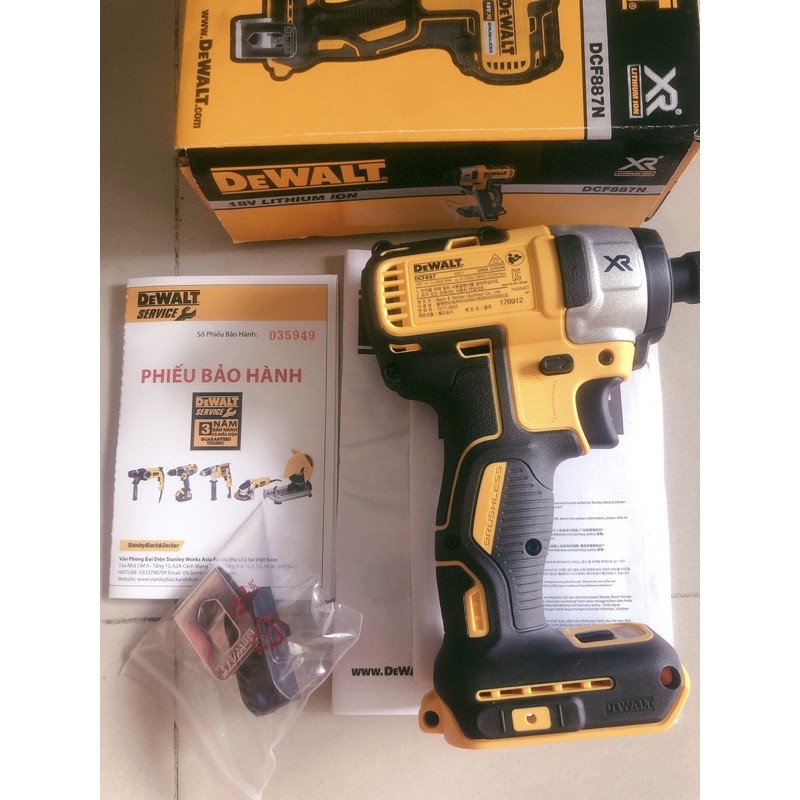 Thân máy dewalt 887 việt nam .bảo hành 36thang