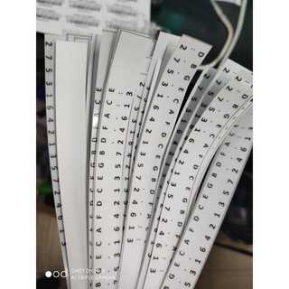 Giấy dán nốt cho đàn kalimba