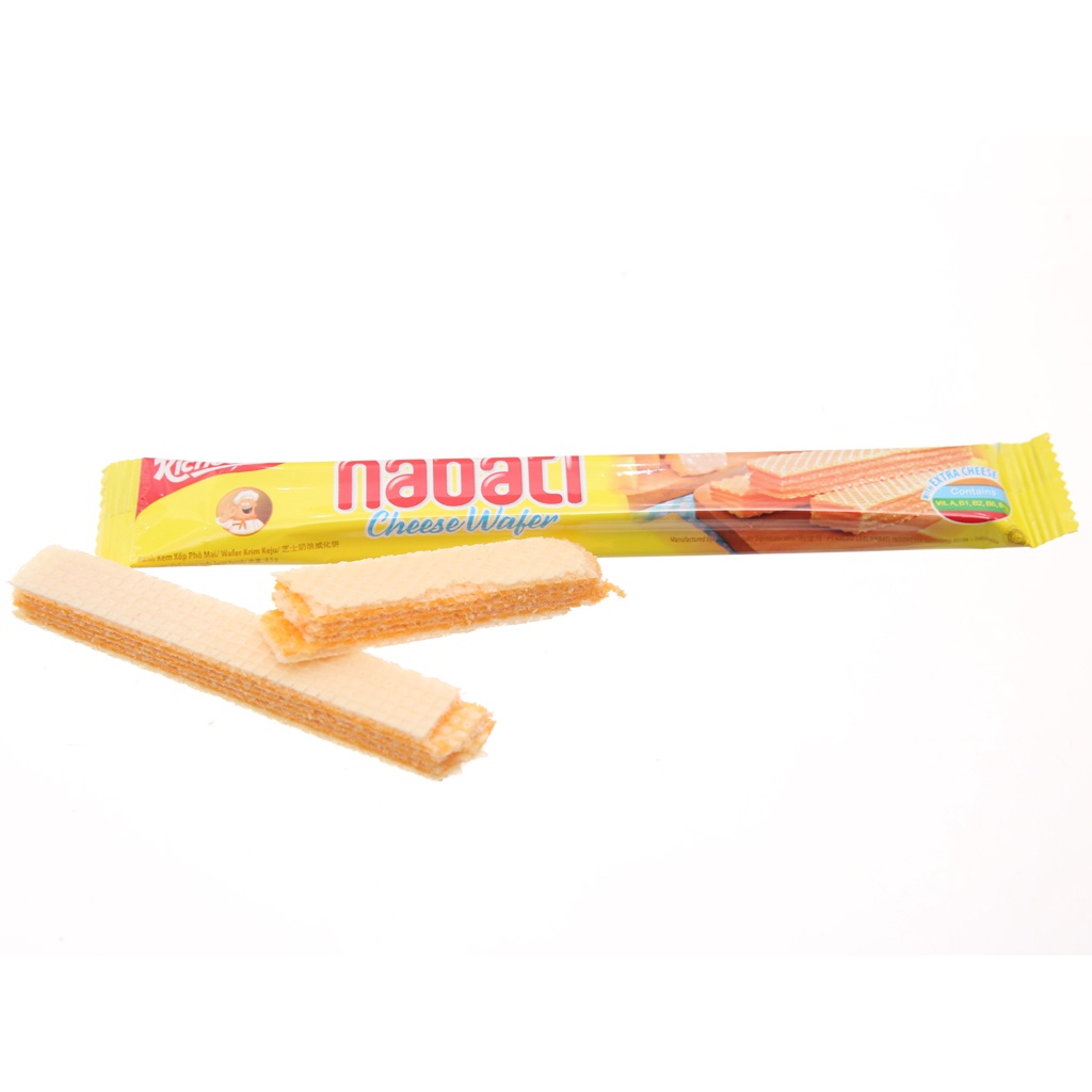 Bánh Kem Xốp Phô Mai Richeese Nabati Cheese Cream Wafer (Hộp 20 thanh x 7.5g)