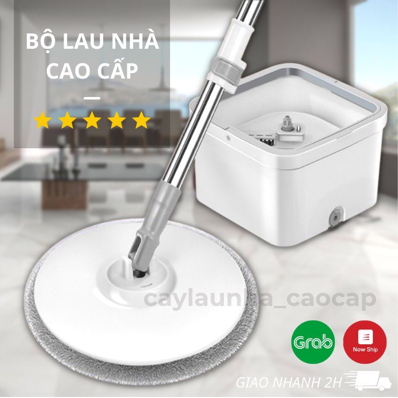 Ccây Lau Nhà Tự Vắt Thông Minh Chổi Lau Nhà Tách Nước Bẩn 360 Độ Cao Cấp Bộ Lau Nhà Thế Hệ Mới