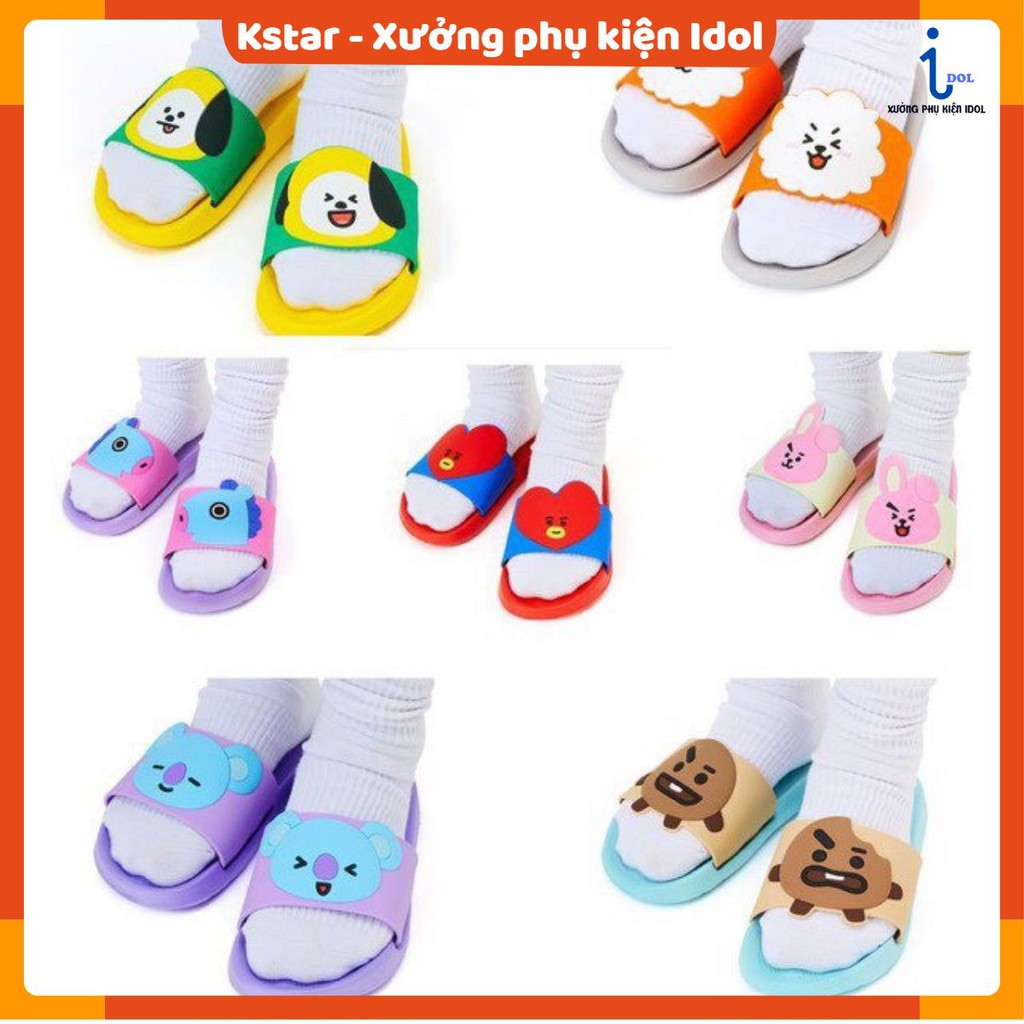 Dép nhựa Cooky Tata Chimmy RJ Koya Shooky Mang