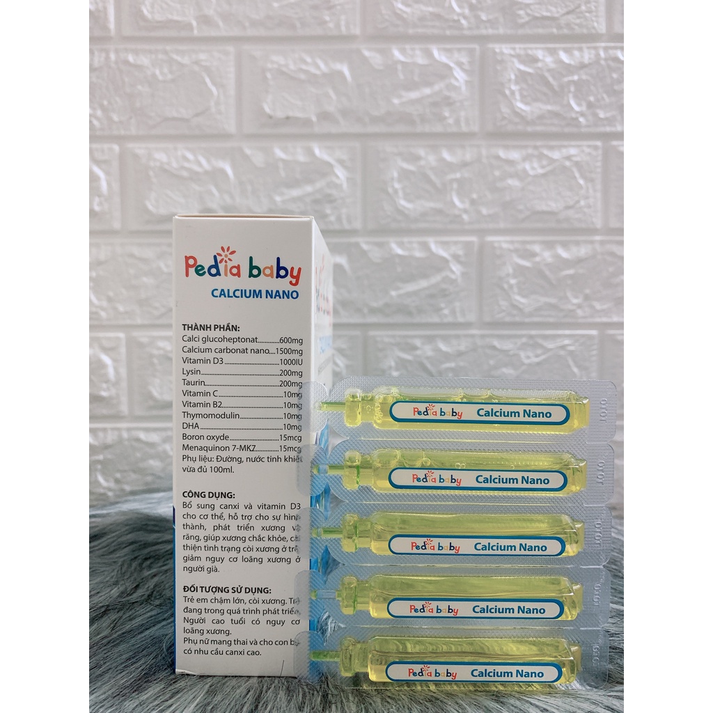 Pediababy bổ sung canxi giúp phát triển chiều cao hiệu quả cho bé
