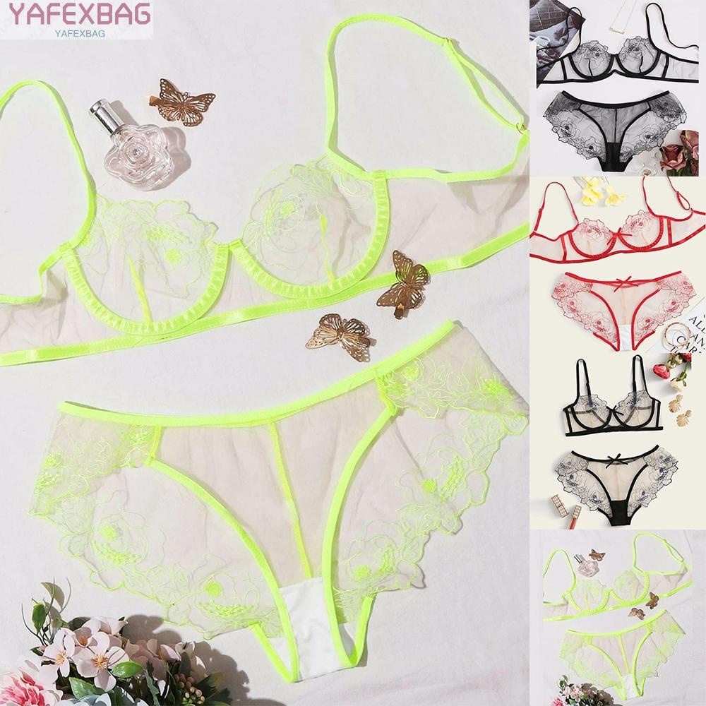 Women Bikini Set Mesh See-Through Sexy Sleepwear Underwear Comfortable | BigBuy360 - bigbuy360.vn