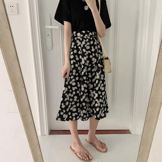 SET ÁO THUN + CHÂN VÁY HOA CÚC