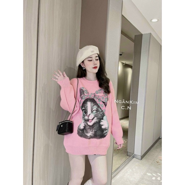 [ Mua Ngay ] Áo nỉ sweater, nỉ nam nữ form rộng dài tay freesize 40kg_65kg mặc siêu đẹp