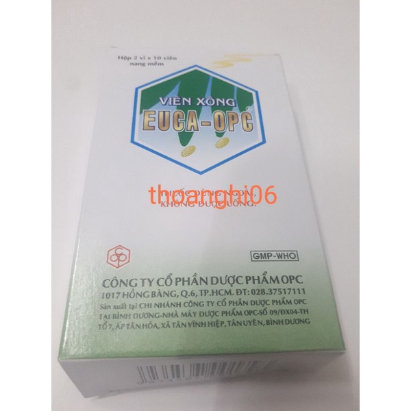 Viên Xông Hương Tràm OPC (hộp 20 Viên).