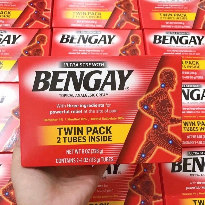 [USA] Kem giảm đau BENGAY dầu nóng xoa bóp 113g | 226g - Mỹ