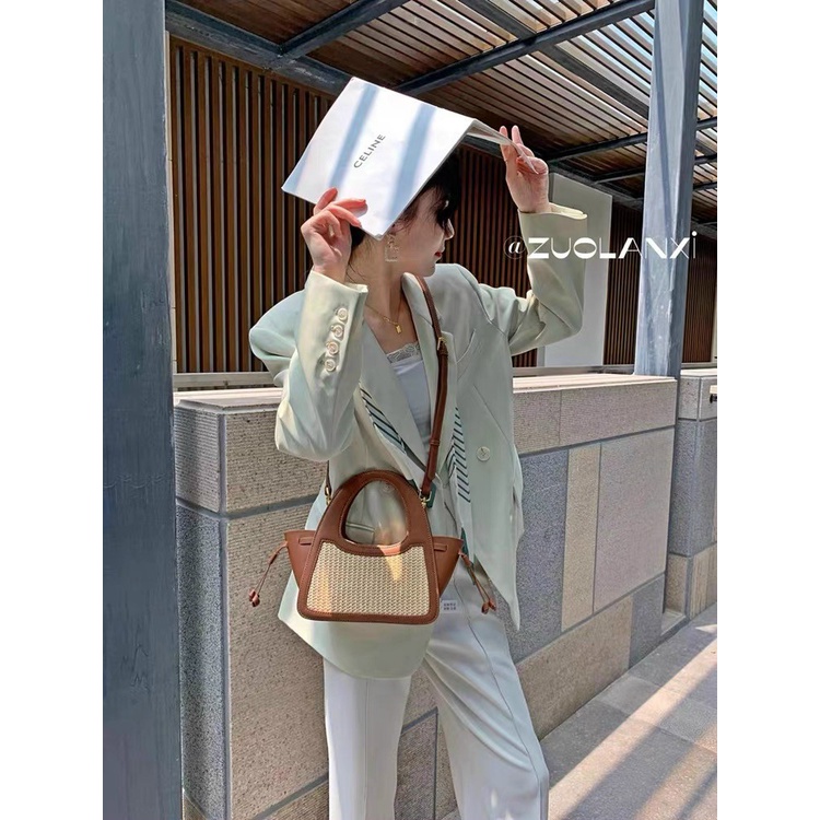 túi xách tay + đeo chéo nữ SL2-30781795 size 21cm * 8cm * 22cm  đủ màu