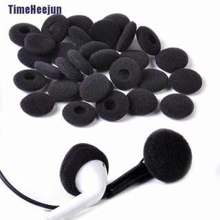 Set 30 Nút Xốp Mềm Bọc Đầu Tai Nghe Màu Đen