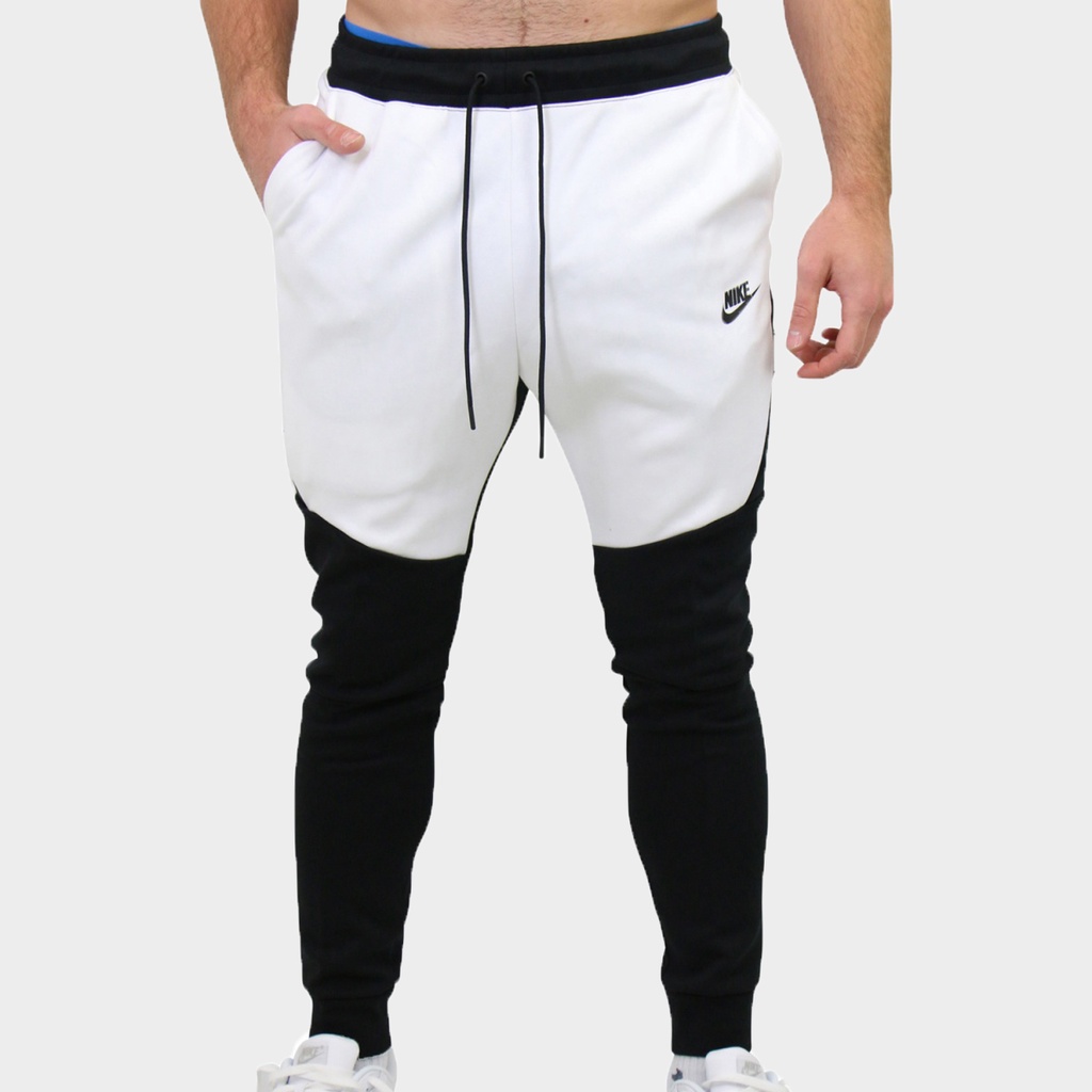 QUẦN DÀI NIKE TECH FLEECE PANTS VER 2 - BLACK / WHITE