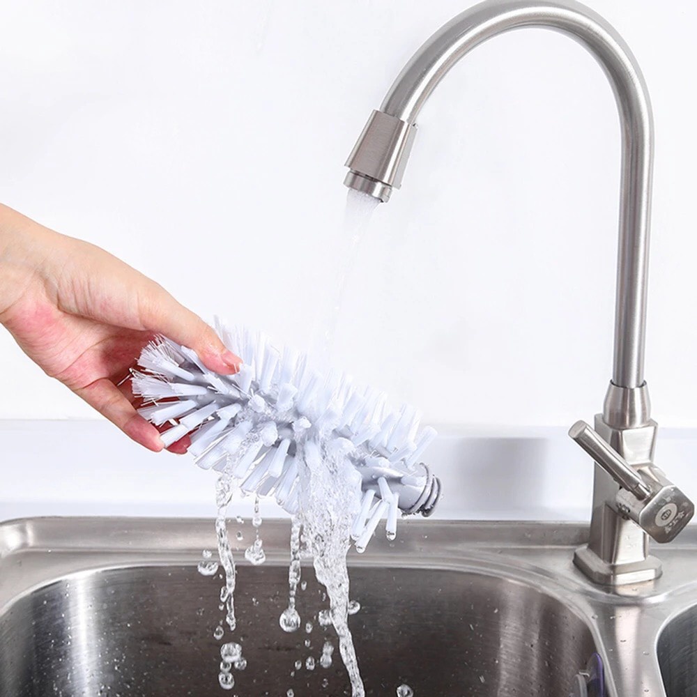 Dụng cụ cọ rửa Ly cốc  2 mặt thông minh. hít chân không siêu tiện lợi