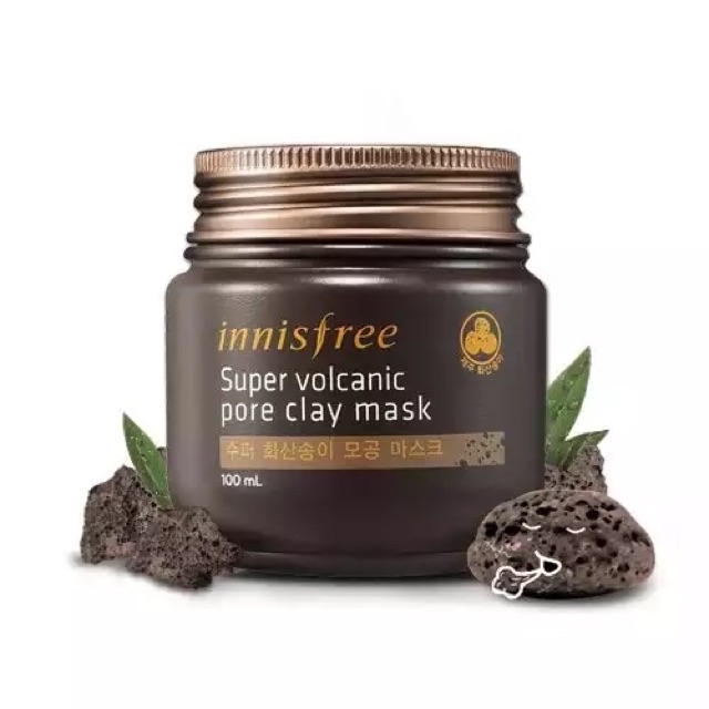 Mặt Nạ Chăm Sóc Lỗ Chân Lông Innisfree Super Volcanic Pore Clay Mask 2X