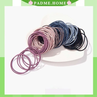 Set 10 dây buộc tóc màu trơn đơn giản nhiều màu cực xinh cho bạn gái