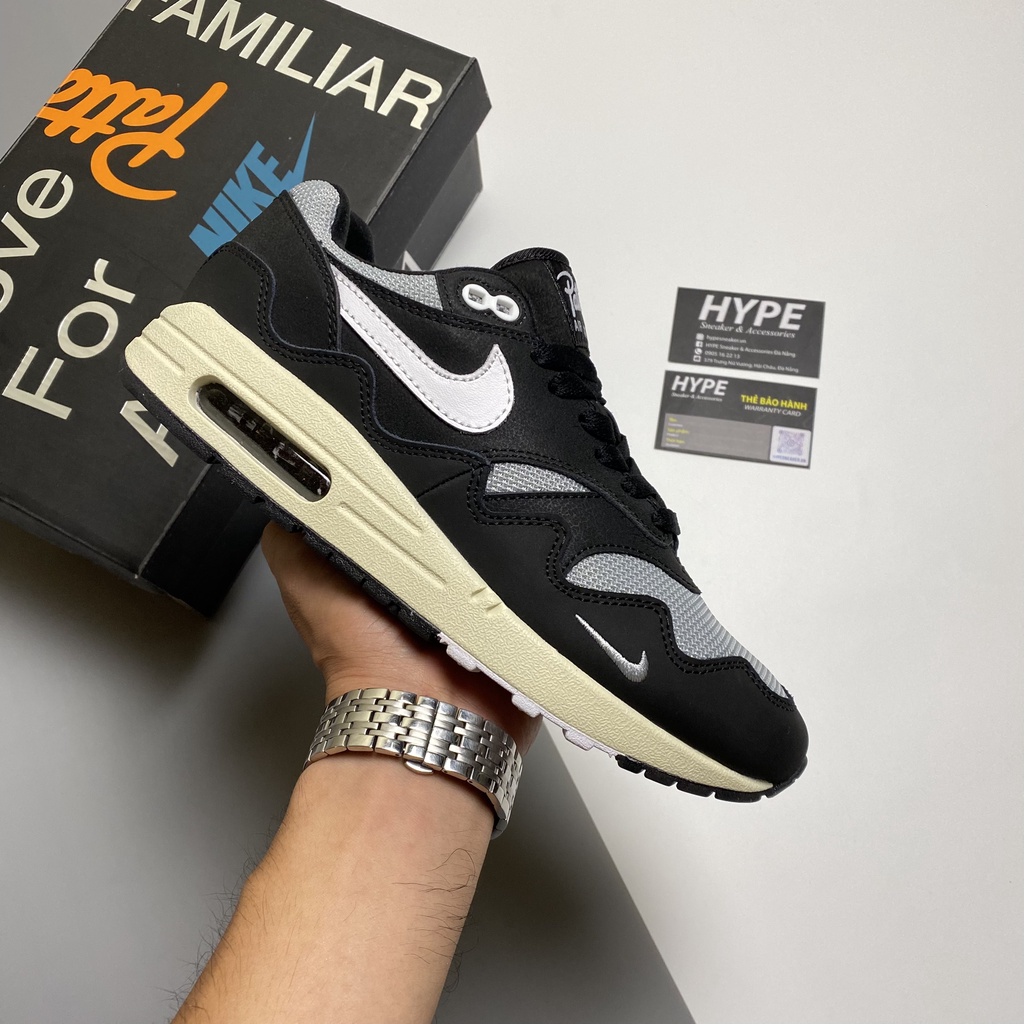 Giày Air Max 1 Patta Black  - Hype Sneaker | Phiên bản high Quality