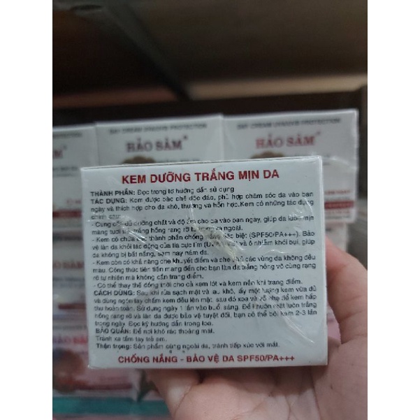 KEM HẢO SÂM DƯỠNG TRẮNG DA BAN NGÀY