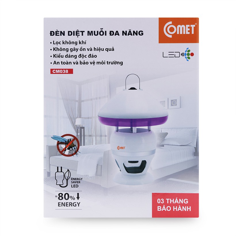 Đèn diệt muỗi đa năng COMET CM038