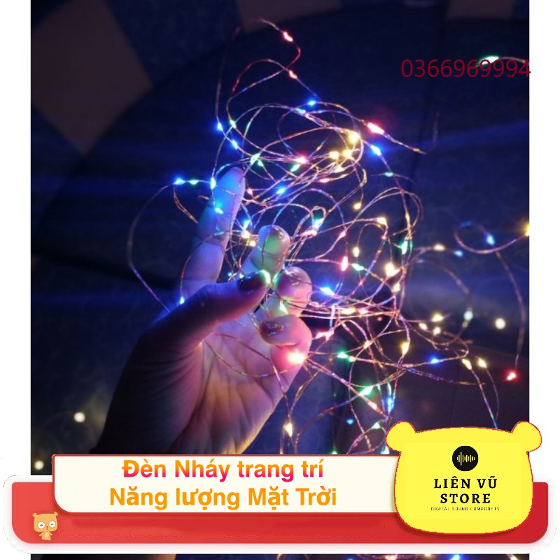 [10m - 20m] Dây Đèn Led Nháy Trang Trí Sử Dụng Năng Lượng Mặt Trời LIENVUSTORE LIENVU0294