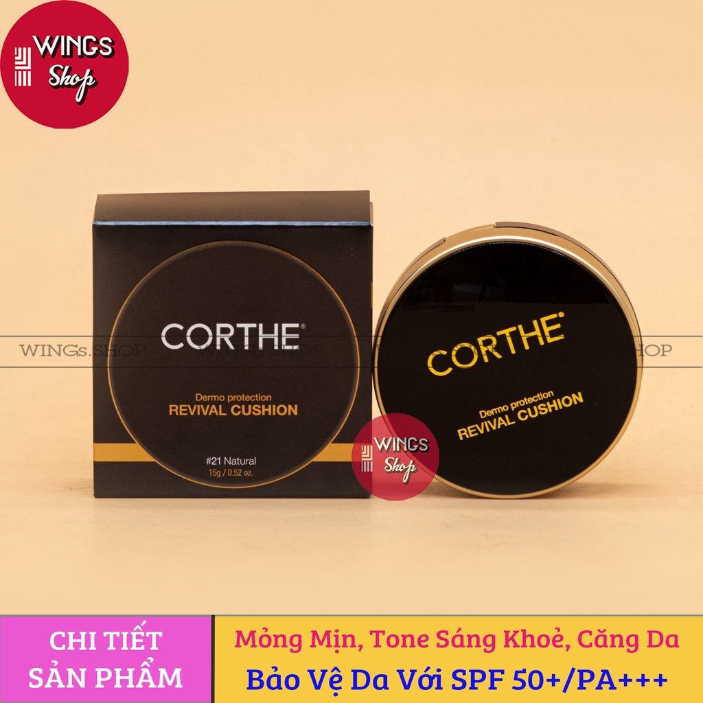 Phấn nước chống nắng, căng bóng, che phủ cao Corthe Revival Cushion 15g | Wings Shop