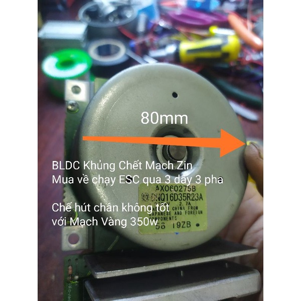 Brushless Motor Rotor rộng 80mm dày 30mm Chế Hút Chân Không