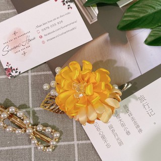 Hoa cúc cài áo handmade cao cấp