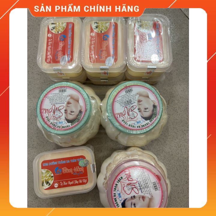 Kem dưỡng trắng da toàn thân bông hồng hoàng gia 100g vá kem trái bí ,dưỡng trắng toàn thân (hoawch trộn là chung với