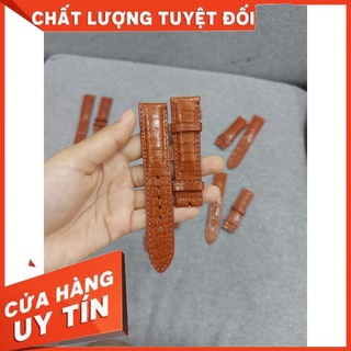 Dây Đồng Hồ Nam & Nữ chuẩn da cá sấu