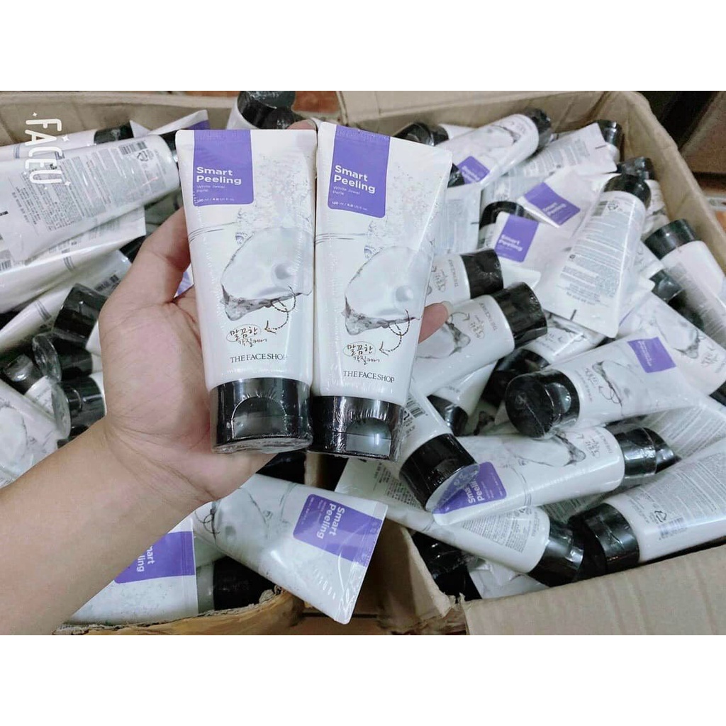 Kem Tẩy Tế Bào Chết Ngọc Trai White Jewel Peeling The Face Shop 120ml