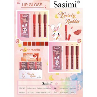 Sét 3 cây son kem Fullsize Unicorn Sasimi