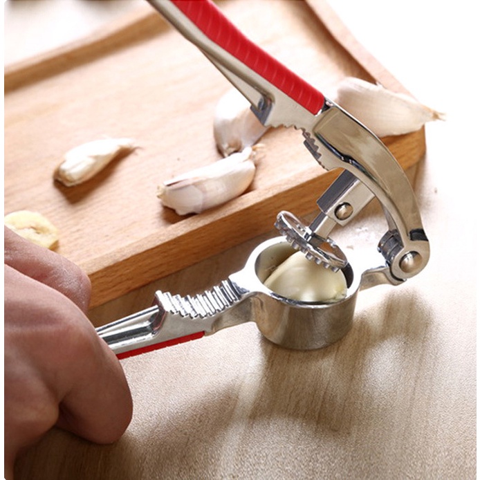 Dụng Cụ Xay tỏi ớt cầm tay Đa Năng 2 in 1 - Kẹp càng cua, hạt óc chó thông minh - Máy Xay Nghiền tỏi ớt bằng tay
