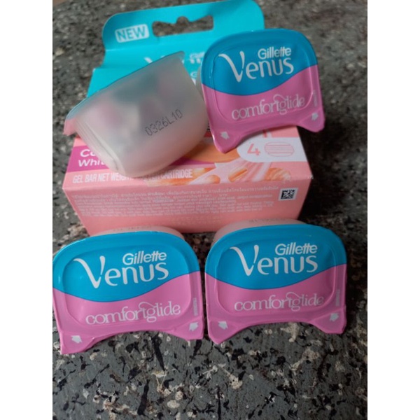 Đầu lưỡi dao cạo 3 lớp dòng thay thế gillette venus comfortglide white tea