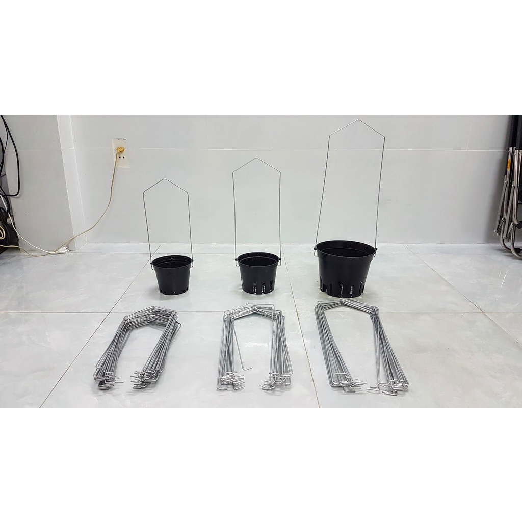 Móc vuông treo lan chậu 18cm-cao 55cm tính 1kg