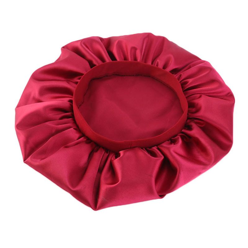 Mũ Trùm Đầu Ngủ Bằng Lụa Giả Màu Sắc Ngọt Ngào Cho Nữ