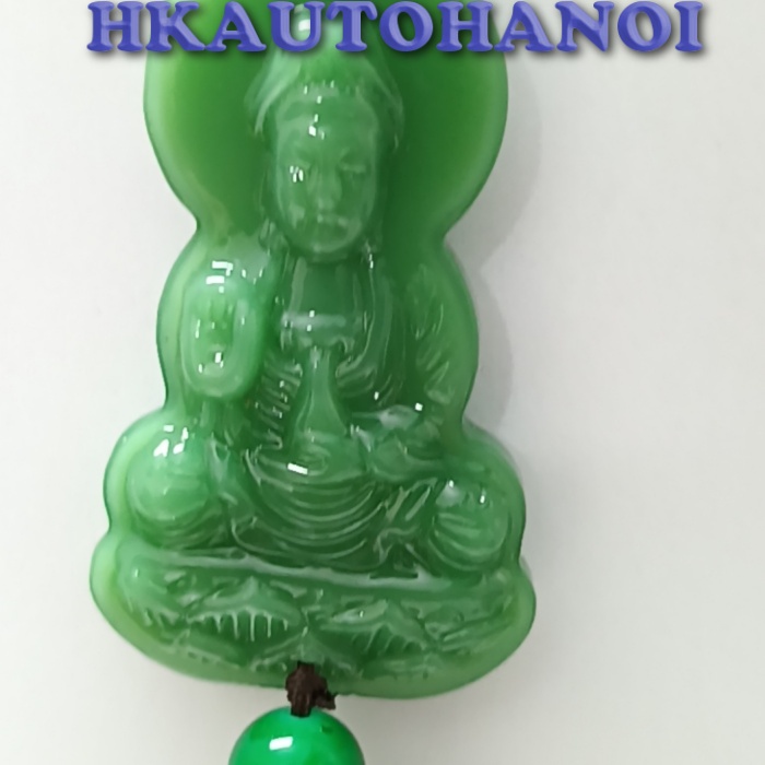 Khánh Treo Xe Ô Tô Phong Thủy Tượng Phật Bà Quan Thế Âm Ngồi Đài Sen