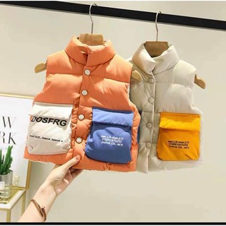 Áo khoác gile phao cho bé