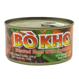 Combo 4 hộp bò kho vissan hộp 200g
