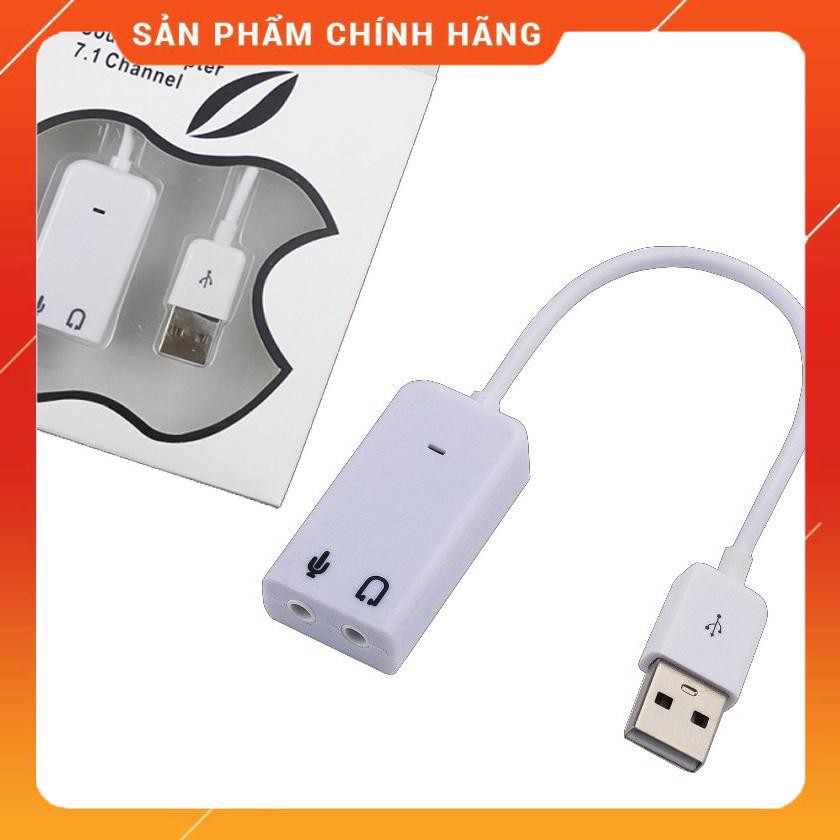 Cáp chuyển USB ra sound 7.1 – màu trắng