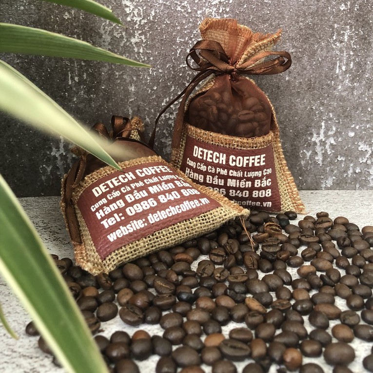 Túi thơm cà phê Konnai Coffee khử mùi xe ô tô, tủ lạnh