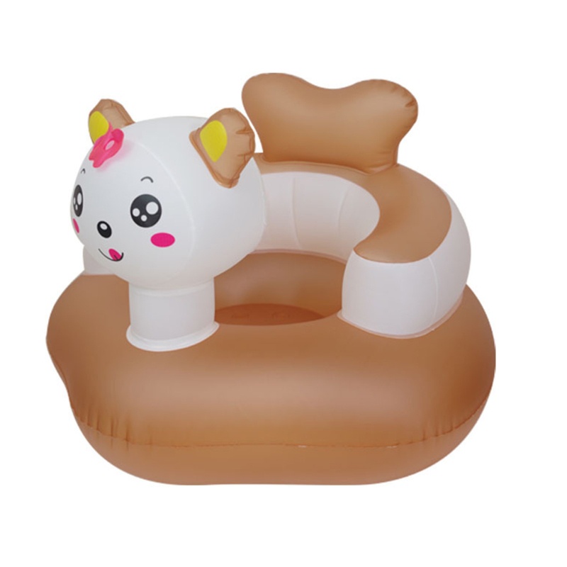 Ghế Sofa Bơm Hơi Chống Rơi Có Thể Gấp Gọn In Hình Thú Hoạt Hình Cho Trẻ Sơ Sinh