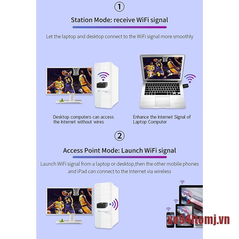 Usb Wifi Xmj 1300mbps 2.4g & 5g Cho Laptop | BigBuy360 - bigbuy360.vn