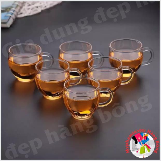(HÀNG ĐẸP) Bộ  chén thuỷ tinh chịu nhiệt