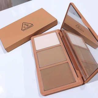 (AUTH, TEM HIDDEN TAG) Bảng Phấn Tạo Khối Highlight 3 Ô 3CE Face Contour Tuning Palette | BigBuy360 - bigbuy360.vn